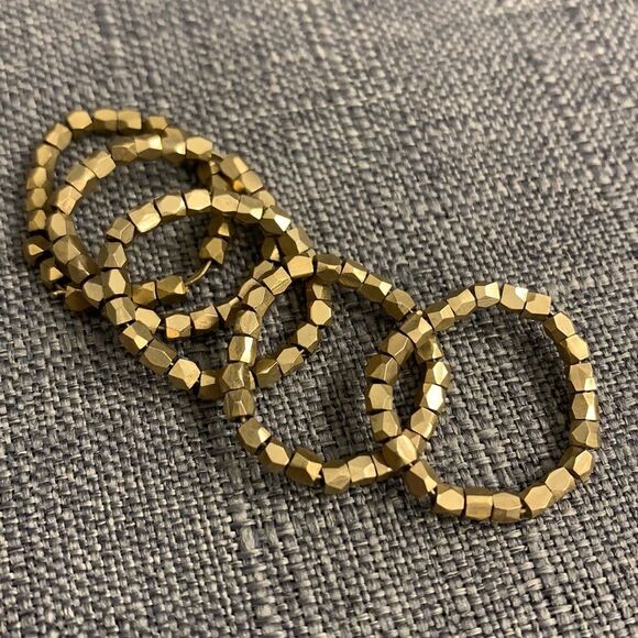 Set of 5 Stacked Rings - Picture 3 of 3